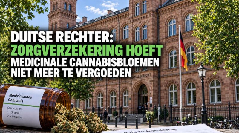 Duitsland Zorgverzekering Cannabisbloemen