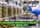 BMC: voldoende medicinale cannabis tot medio 2027