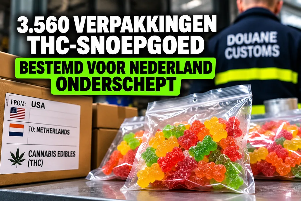 THC snoepgoed onderschept